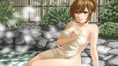 Brunettes water vocaloid bathing