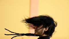 Brunettes wind dude piercings