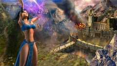 Brunettes woman 3D view