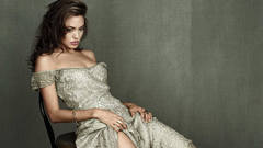 Brunettes woman Actress Angelina