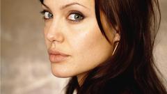 Brunettes woman Actress Angelina