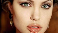 Brunettes woman Actress Angelina