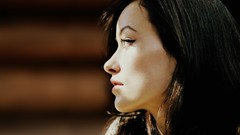 Brunettes woman Actress Olivia