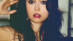 Brunettes woman Actress summer