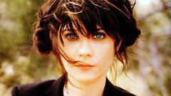 Brunettes woman Actress zooey