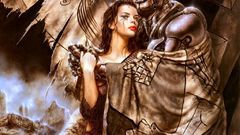 Brunettes woman Aliens