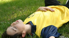 Brunettes woman Ariel Rebel