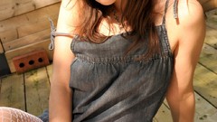 Brunettes woman Ariel Rebel