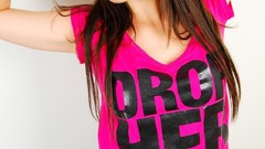 Brunettes woman Ariel Rebel