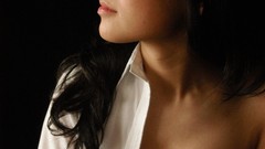 Brunettes woman artistic shirts