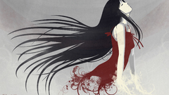 Brunettes woman asians Anime