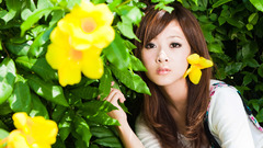 Brunettes woman asians Mikako