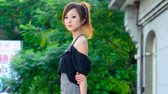 Brunettes woman asians Mikako