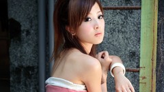 Brunettes woman asians Mikako