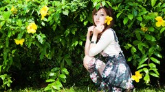 Brunettes woman asians Mikako