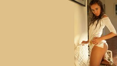 Brunettes woman ass models