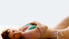 Brunettes woman bikini Amanda