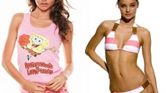 Brunettes woman bikini miranda