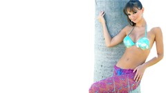 Brunettes woman bikini models