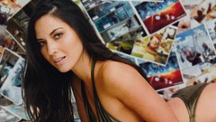 Brunettes woman bikini olivia