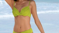 Brunettes woman bikini panties