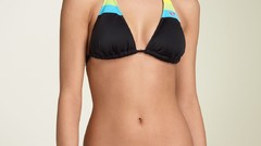 Brunettes woman bikini panties