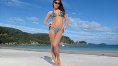 Brunettes woman bikini pornstars