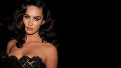 Brunettes woman black dress