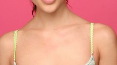 Brunettes woman bra models