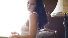 Brunettes woman Candice Cooper