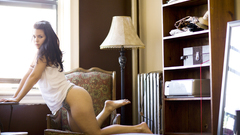 Brunettes woman Candice Cooper