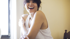 Brunettes woman Candice Cooper