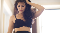 Brunettes woman Candice Cooper