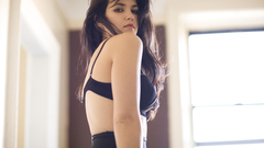 Brunettes woman Candice Cooper