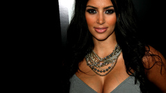 Brunettes woman cleavage kim