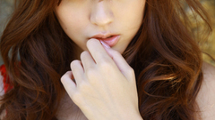 Brunettes woman close-up asians