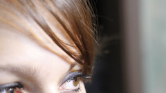 Brunettes woman close-up brown