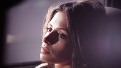 Brunettes woman close-up Celebrity