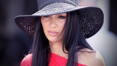 Brunettes woman close-up Celebrity