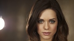 Brunettes woman close-up eyes