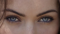 Brunettes woman close-up eyes
