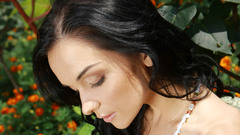 Brunettes woman close-up Katie