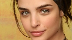 Brunettes woman close-up models