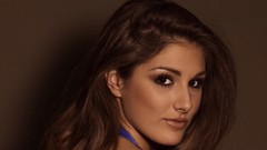 Brunettes woman close-up models