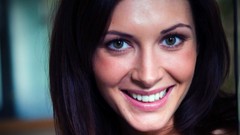 Brunettes woman close-up models