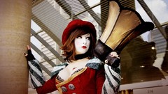 Brunettes woman cosplay borderlands