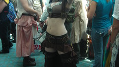 Brunettes woman cosplay models