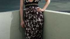 Brunettes woman dress michelle