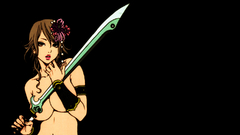 Brunettes woman ecchi blade