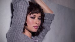 Brunettes woman eyes Actress